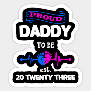 Promoted to Daddy Sticker